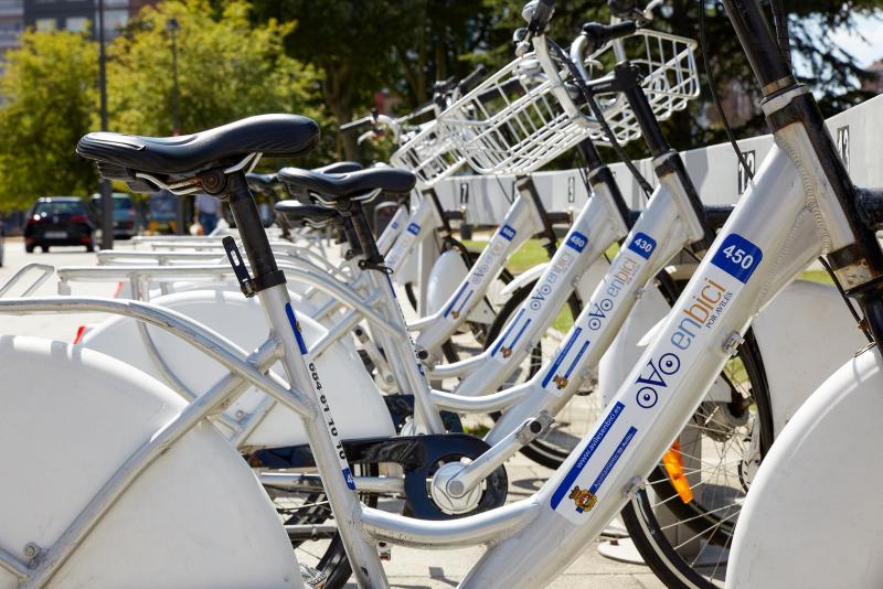 'Avilés enBici' incorpora tres nuevas estaciones y eleva el número de bicicletas hasta las 136